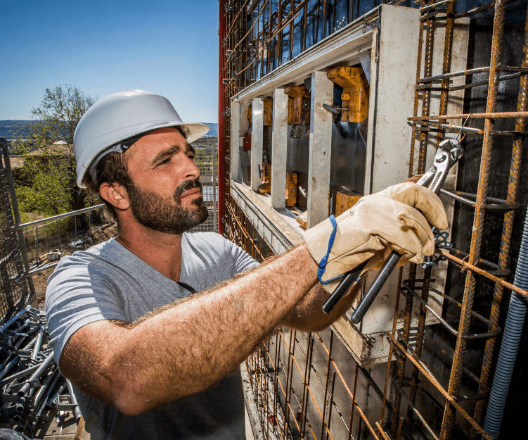 Constructeur en béton armé ferraillage — La Construction