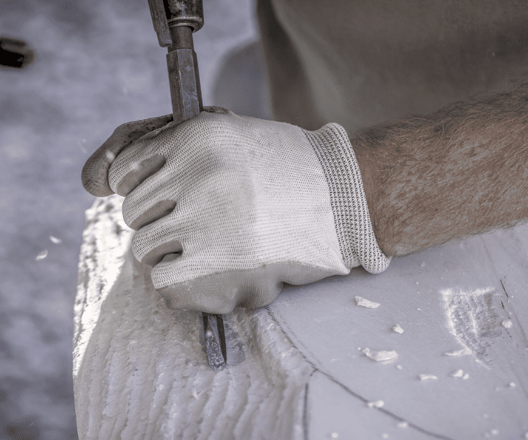 tailleur de pierre techniques outils — La Construction